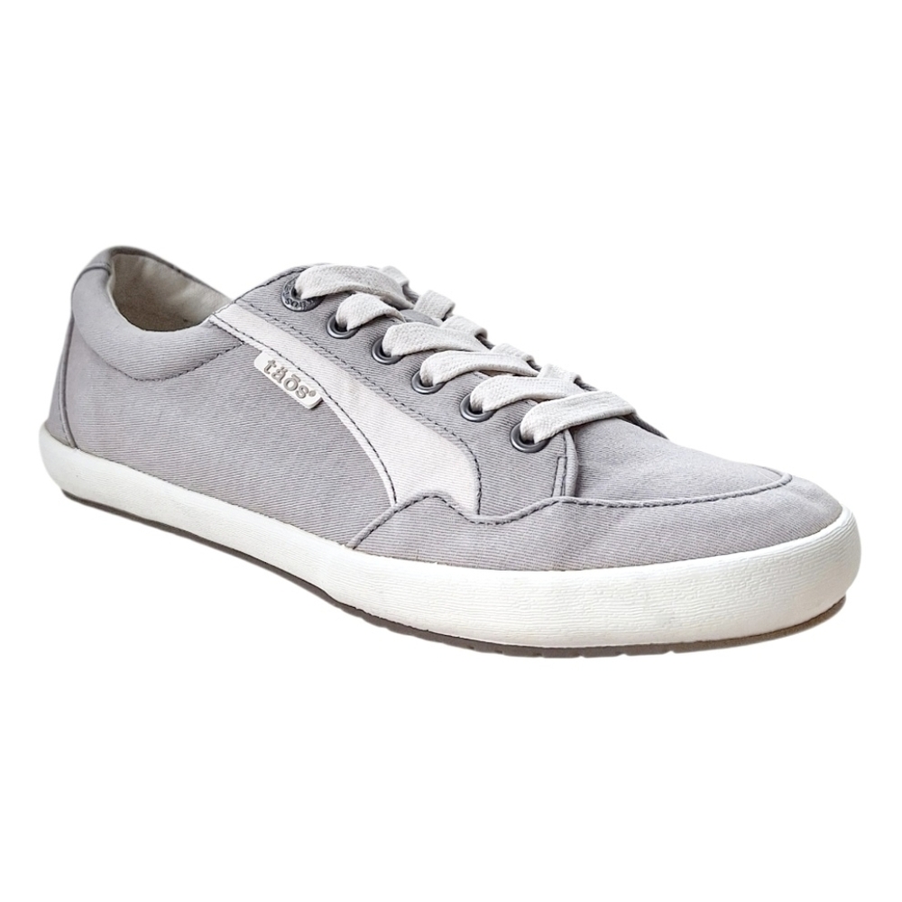 Taos Gray Canvas Sneakers Comfort Shoes Arch Support Walking Casual 7.5
